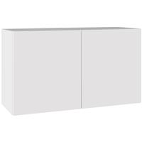 Kitchen Kit Slab Supergloss Double Extractor Wall Kitchen Cabinet Flatpack 800mm in White