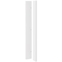 Kitchen Kit Slab Supergloss Corner Post 720mm in White