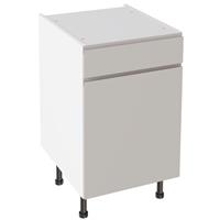 Kitchen Kit J-Pull Matt Drawerline Base Cabinet 500mm in Light Grey