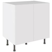 Kitchen Kit Slab Supergloss Base Kitchen Cabinet Flatpack 800mm in White