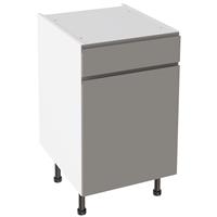 Kitchen Kit J-Pull Matt Drawerline Base Cabinet 500mm in Dust Grey