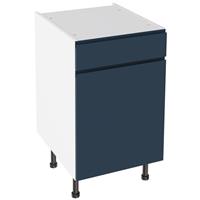 Kitchen Kit J-Pull Matt Drawerline Base Cabinet 500mm in Indigo Blue