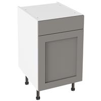 Kitchen Kit Shaker Matt Drawerline Base Cabinet 500mm in Dust Grey