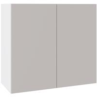 Kitchen Kit Slab Supergloss Wall Kitchen Cabinet Flatpack 800mm in Light Grey