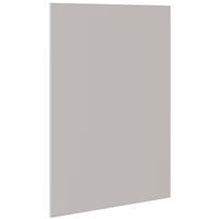 Kitchen Kit Slab Supergloss Base End Panel 900mm in Light Grey