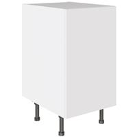 Kitchen Kit Slab Supermatt Base Kitchen Cabinet Flatpack 450mm in White