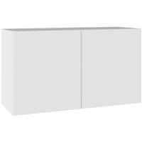 Kitchen Kit Slab Supermatt Double Extractor Wall Kitchen Cabinet Flatpack 800mm in White