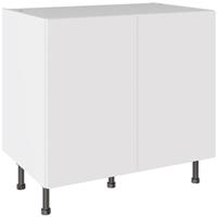 Kitchen Kit Slab Supermatt Base Kitchen Cabinet Flatpack 900mm in White