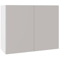 Kitchen Kit Slab Supermatt Wall Kitchen Cabinet Flatpack 900mm in Light Grey
