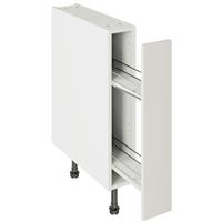 Kitchen Kit Slab Supermatt Base Kitchen Cabinet Pull-Out Flatpack 150mm in Light Grey