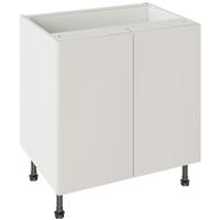 Kitchen Kit Slab Supermatt Base Kitchen Cabinet Flatpack 800mm in Light Grey