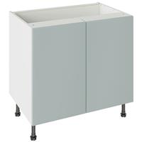 Kitchen Kit Slab Supermatt Base Kitchen Cabinet Flatpack 900mm in Aquamarine