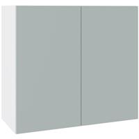 Kitchen Kit Slab Supermatt Wall Kitchen Cabinet Flatpack 800mm in Aquamarine