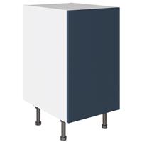 Kitchen Kit Slab Supermatt Base Kitchen Cabinet Flatpack 450mm in Blue