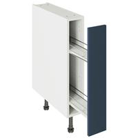Kitchen Kit Slab Supermatt Base Kitchen Cabinet Pull-Out Flatpack 150mm in Blue