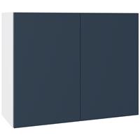 Kitchen Kit Slab Supermatt Wall Kitchen Cabinet Flatpack 900mm in Blue