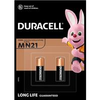 Duracell MN21 Alkaline Batteries MN21 / LRV08 / E23 (2 pack) in Black