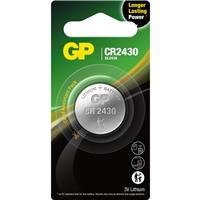 GP Lithium Coin Cell Battery CR2430 3V in Silver