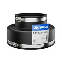 Fernco Flexible Adaptor Clay to PVC 110-122mm to 170-192mm in Black