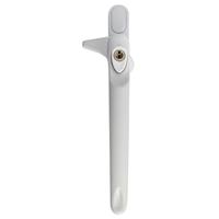 ERA Maxim Cockspur Window Handle RH Locking WG 12mm in White Aluminium