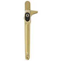 ERA Maxim Cockspur Window Handle RH Locking 12mm in Gold Aluminium