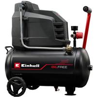 Einhell 24L 8 Bar Oil Free Compressor 5pc Kit in Black