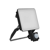 V-TAC LED Slim PIR Sensor Floodlight IP65 50W 6000lm 6500K Daylight White (2 Pack) in Black Aluminium
