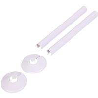 Made4Trade Pipe Cover & Collar 200mm (2 Pack) in White