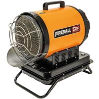SIP FIREBALL ID78 23kW Infrared Diesel/Paraffin Heater in Orange Steel