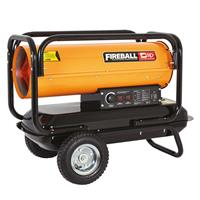 SIP FIREBALL XD75 Diesel/Paraffin Space Heater in Orange Steel