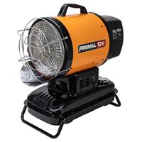 SIP FIREBALL ID51 15kW Infrared Diesel/Paraffin Heater in Orange Steel