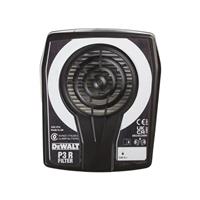 DeWalt R D Particulate P3 Filters 1 Pair (Pair) in Black