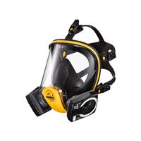 DeWalt Full Face Respirator with P3 Filters Large in Black/Yellow