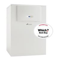Worcester Bosch Worcester Greenstar Highflow 550CDi Floor Standing Combi Boiler 30kW in White Aluminium