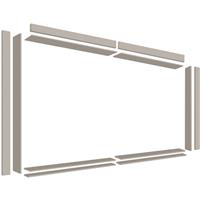 Spacepro Framing Kit for Sliding Wardrobes Door System Grey