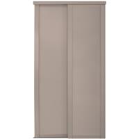 Spacepro Shaker 2 Door Sliding Wardrobe Kit Frame and Panel Door Kit (610mm) in Pebble