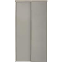 Spacepro Shaker 2 Door Sliding Wardrobe Kit Frame and Panel Door Kit (914mm) in Pebble