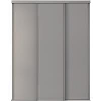 Spacepro Shaker 3 Door Sliding Wardrobe Kit Frame and Panel Door Kit (762mm) in Pebble