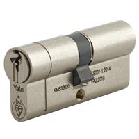 Yale 1 Star Euro Double Cylinder 35-35mm in Nickel