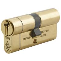 Yale 1 Star Euro Double Cylinder 35-35mm in Brass