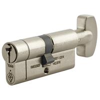 Yale 1 Star Euro Thumbturn Cylinder 50-40mm Satin Nickel in Brass