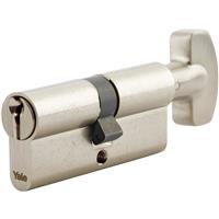 Yale 6 Pin Euro Thumbturn Cylinder 45-45mm in Nickel Brass
