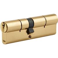Yale 6 Pin Euro Double Cylinder 40-50mm in Brass