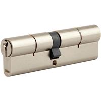 Yale 6 Pin Euro Double Cylinder 45-55mm in Nickel Brass
