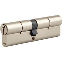 Yale 6 Pin Euro Double Cylinder 45-50mm in Nickel Brass