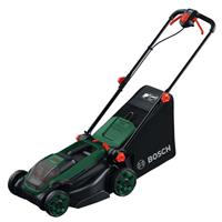Bosch Rotak 18V 38cm Cordless Lawnmower 2 x 4.0Ah in Black/Green