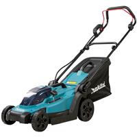 Makita LXT DLM330RT 18V 33cm Cordless Lawnmower 1 x 5.0Ah in Black/Blue