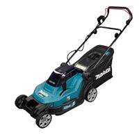 Makita LXT DLM432Z 36V 43cm Twin 18V Cordless Lawnmower Body Only in Black/Blue Plastic