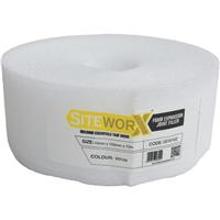 Siteworx Foam Expansion Joint Strip 10mm x 150mm x 10m in White