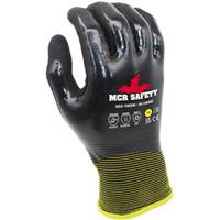 MCR Safety MCR Geo-Therm Winter Lined Nitrile Gloves in Black/Yellow Acrylic